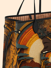 African Queen Essence Classic Shopper Tote QR0TD017