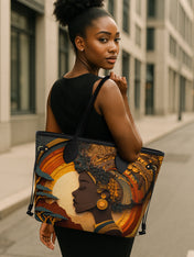 African Queen Essence Classic Shopper Tote QR0TD017