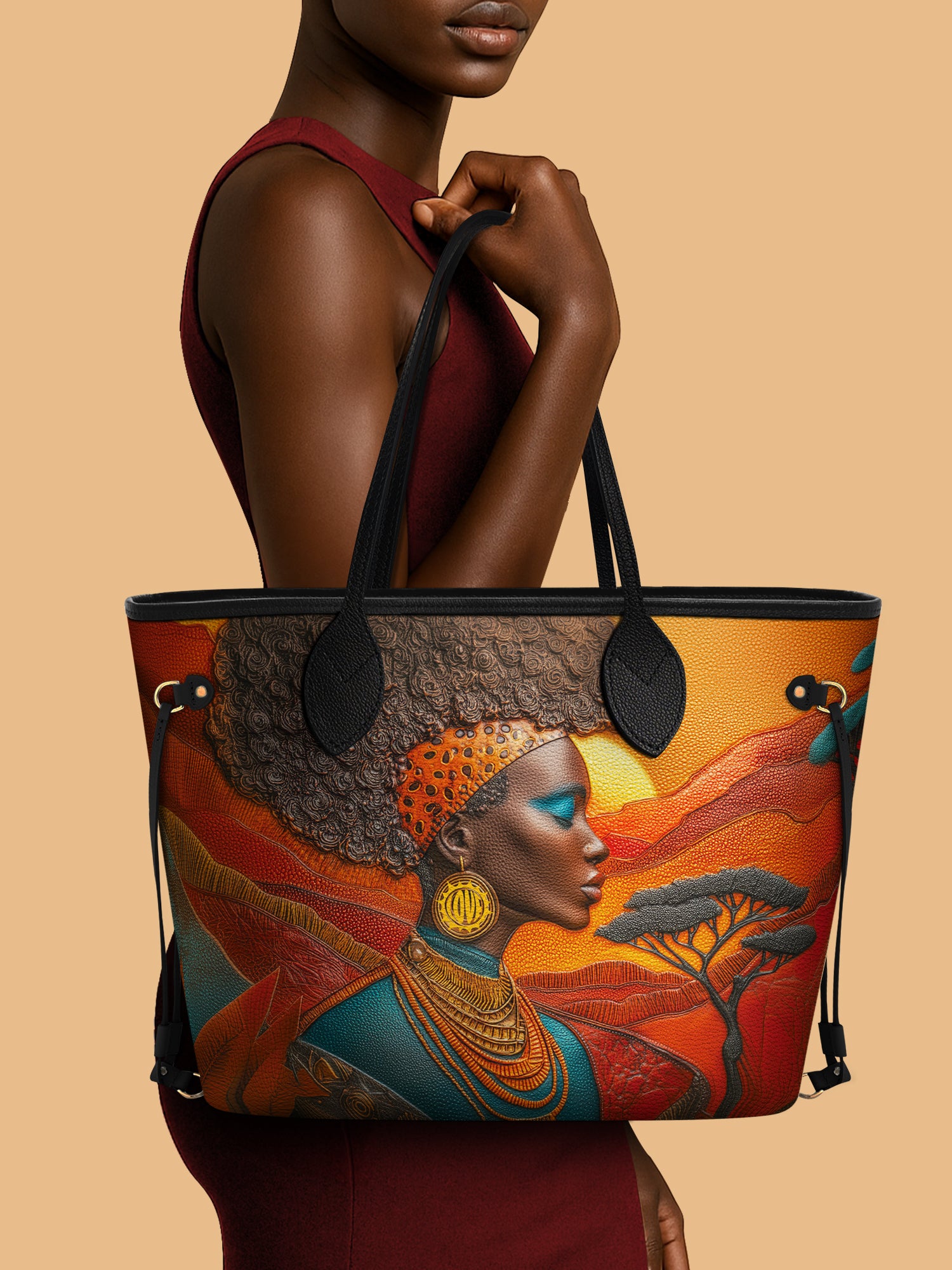 Savanna Majesty Classic Shopper Tote QR0TD021