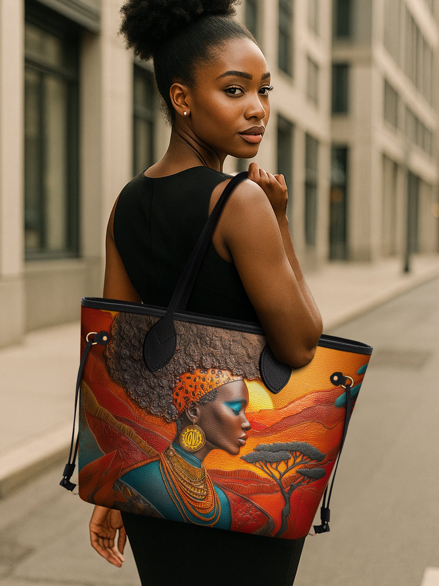 Savanna Majesty Classic Shopper Tote QR0TD021