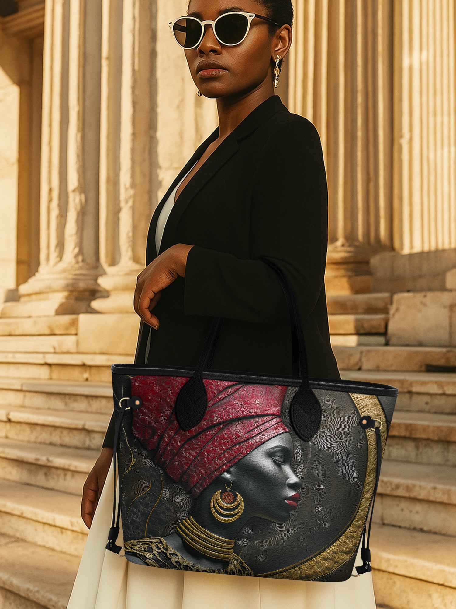 Velvet Flame Classic Shopper Tote QR0XD040