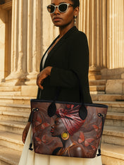 Whisper Bloom Classic Shopper Tote QR0XD042