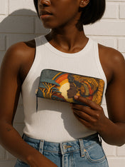 African Queen Essence Slimline Zippy Wallet QR0TD163