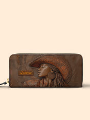 Cowgirl Vibes Slimline Zippy Wallet