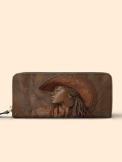 Cowgirl Vibes Slimline Zippy Wallet QR0TD301