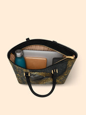 Royal Inheritance Sleek Leather Tote QR0XD048