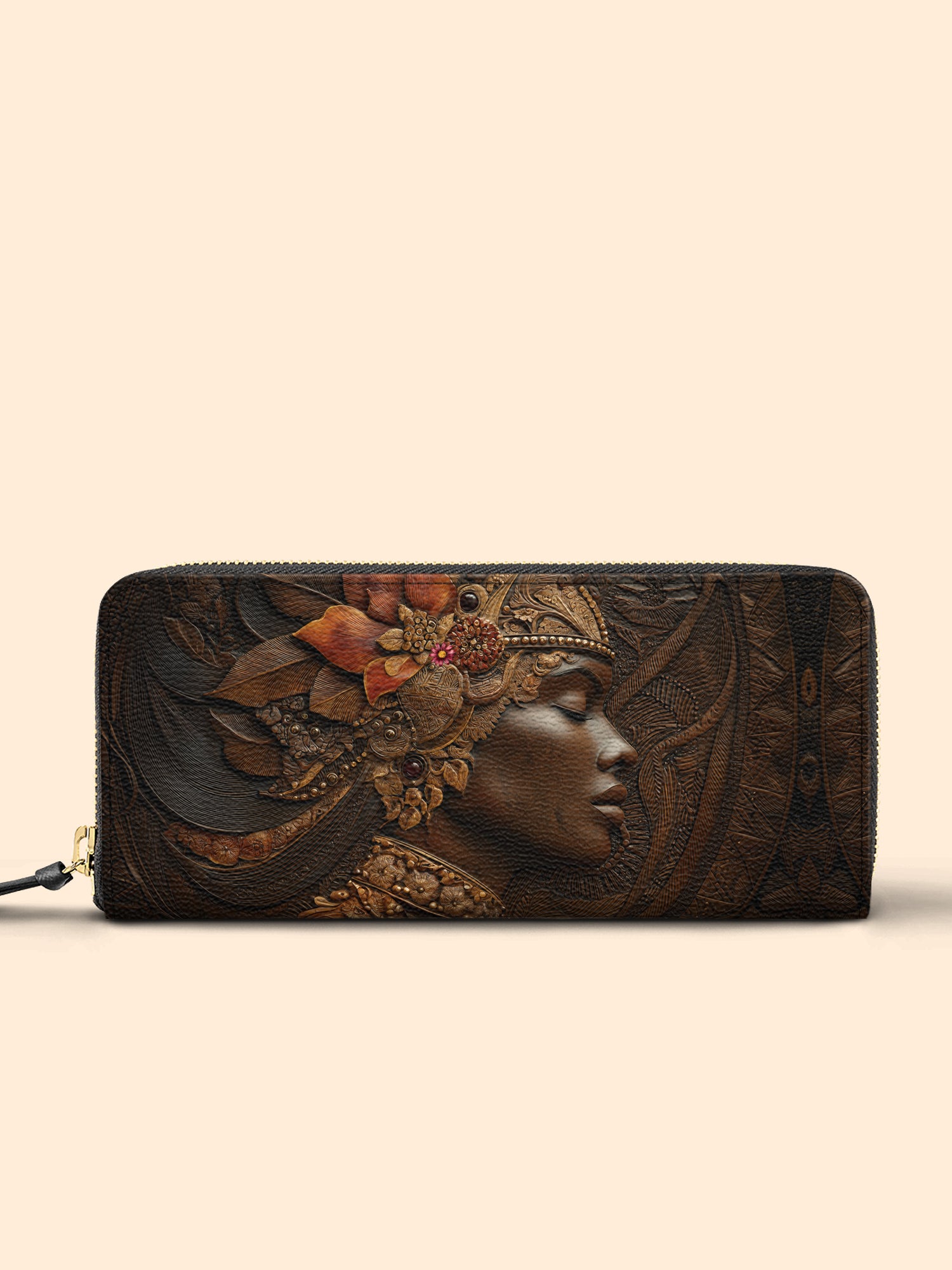 Bronzelyn Root Slimline Zippy Wallet QR0XD053