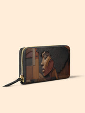 Melanin Majesty Slimline Zippy Wallet QR0TD041