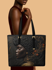 Nyara Bloom Sleek Leather Tote QR0XD068