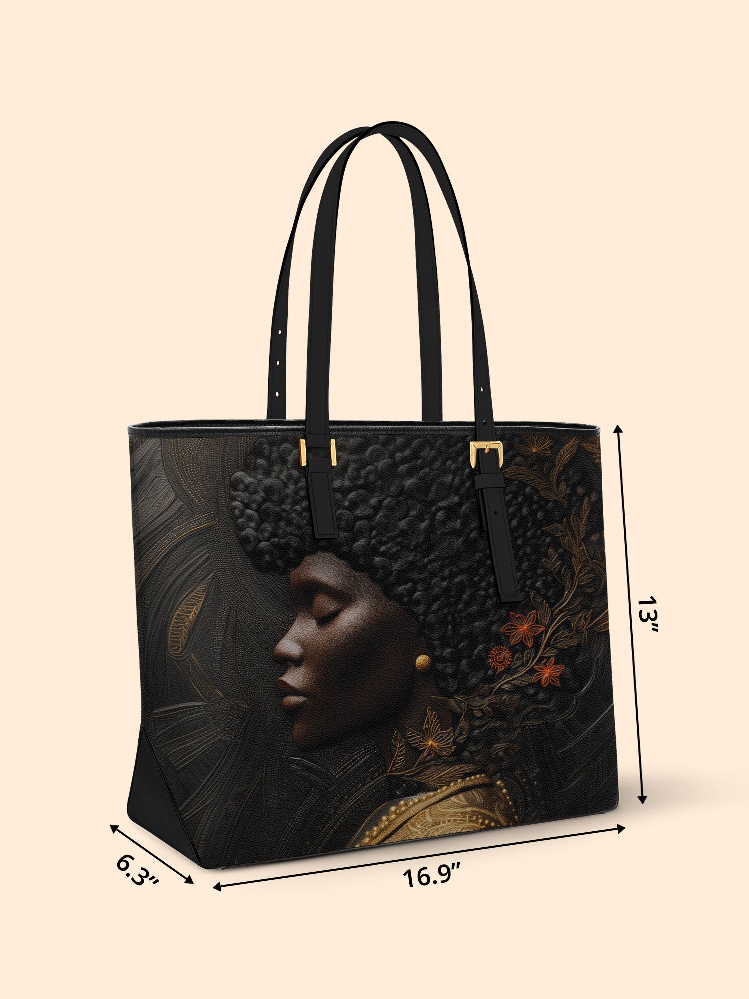 Nyara Bloom Sleek Leather Tote QR0XD068