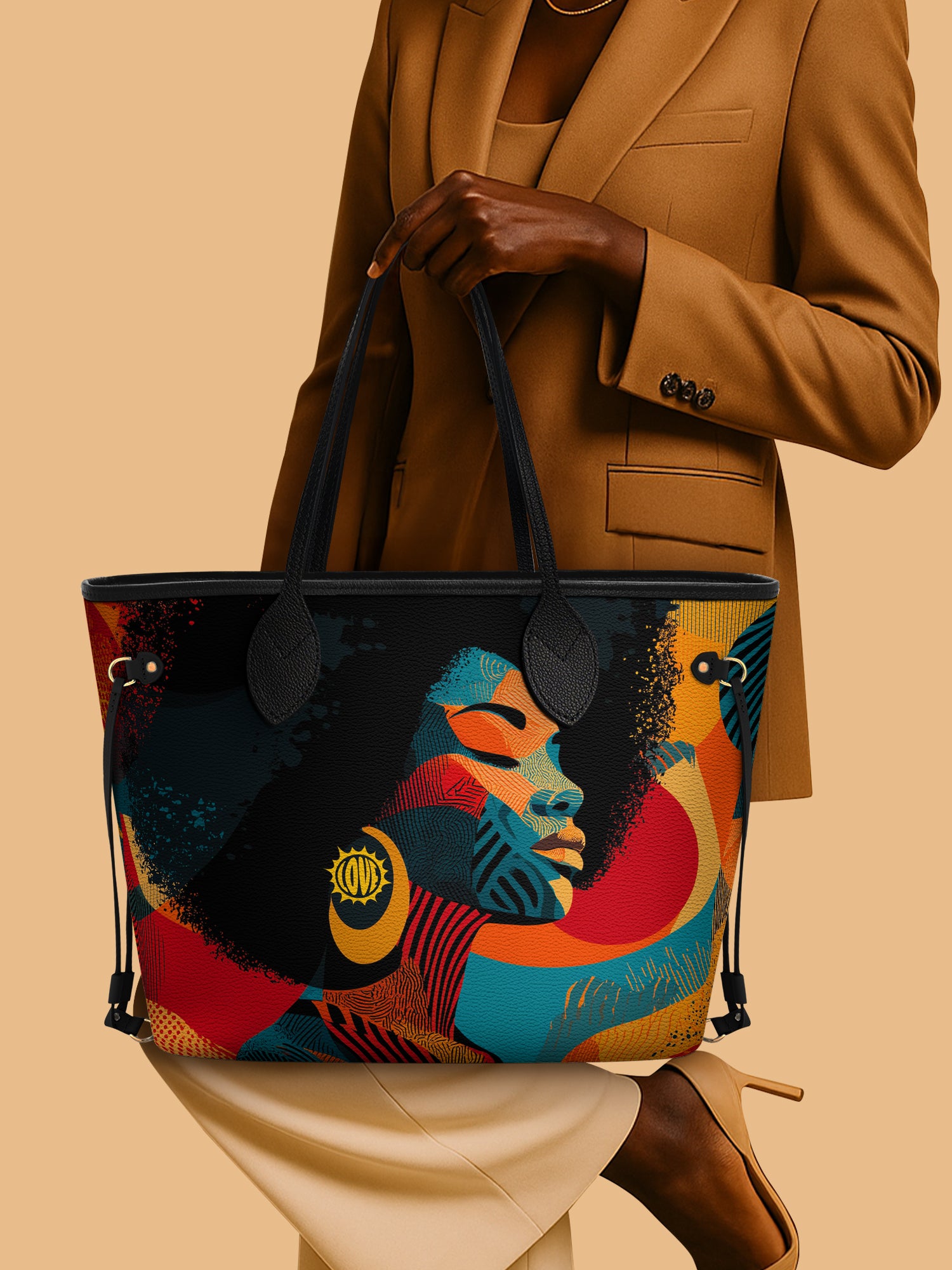 Afro Nova Classic Shopper Tote QR0TV010