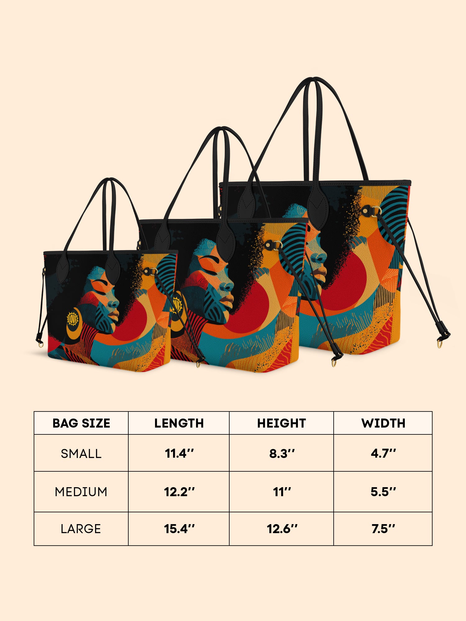 Afro Nova Classic Shopper Tote QR0TV010