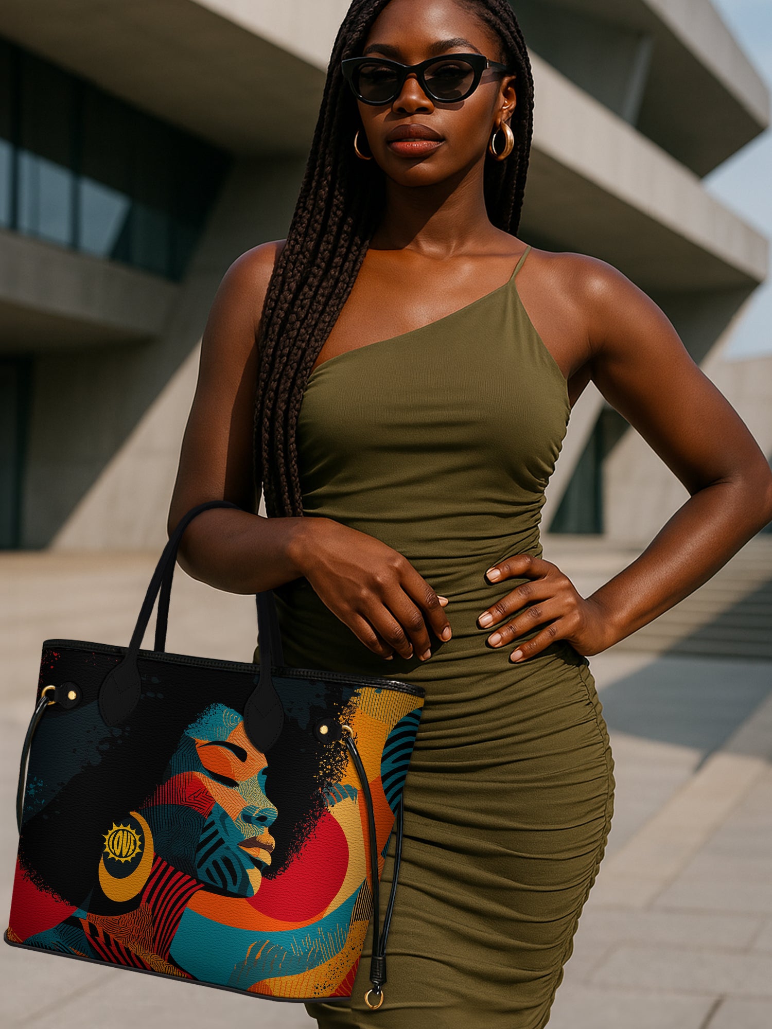 Afro Nova Classic Shopper Tote QR0TV010