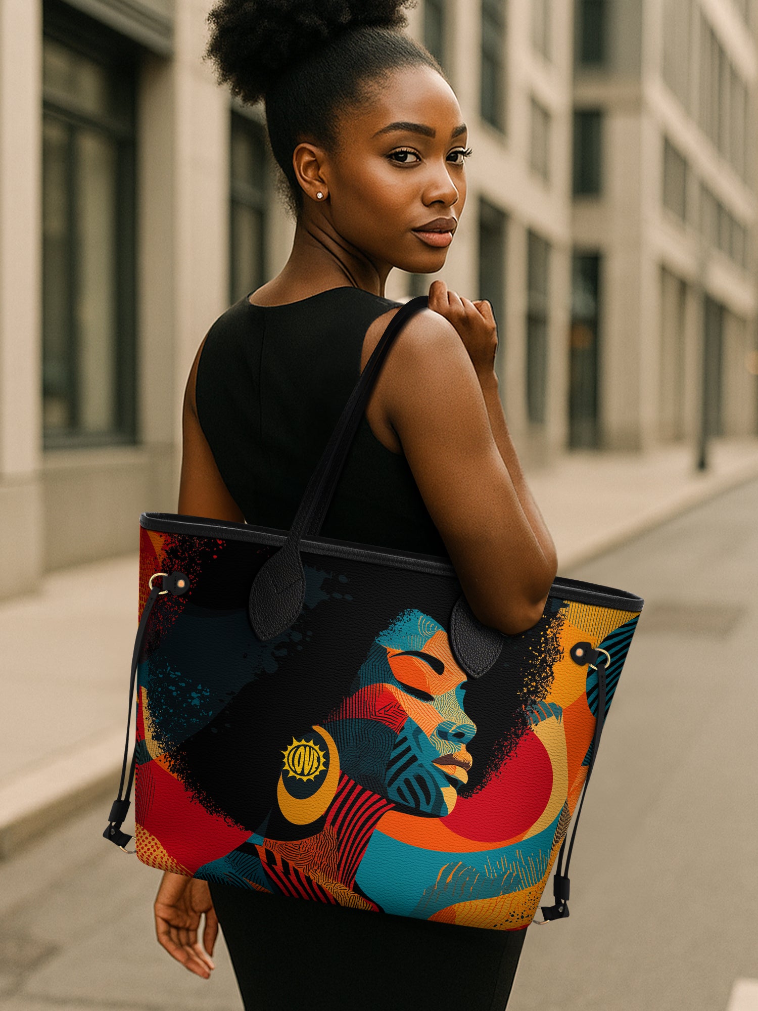 Afro Nova Classic Shopper Tote QR0TV010