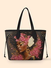 Pink Blossom Classic Shopper Tote QR0HH015