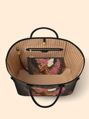 Pink Blossom Classic Shopper Tote QR0HH015