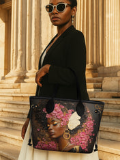 Pink Blossom Classic Shopper Tote QR0HH015