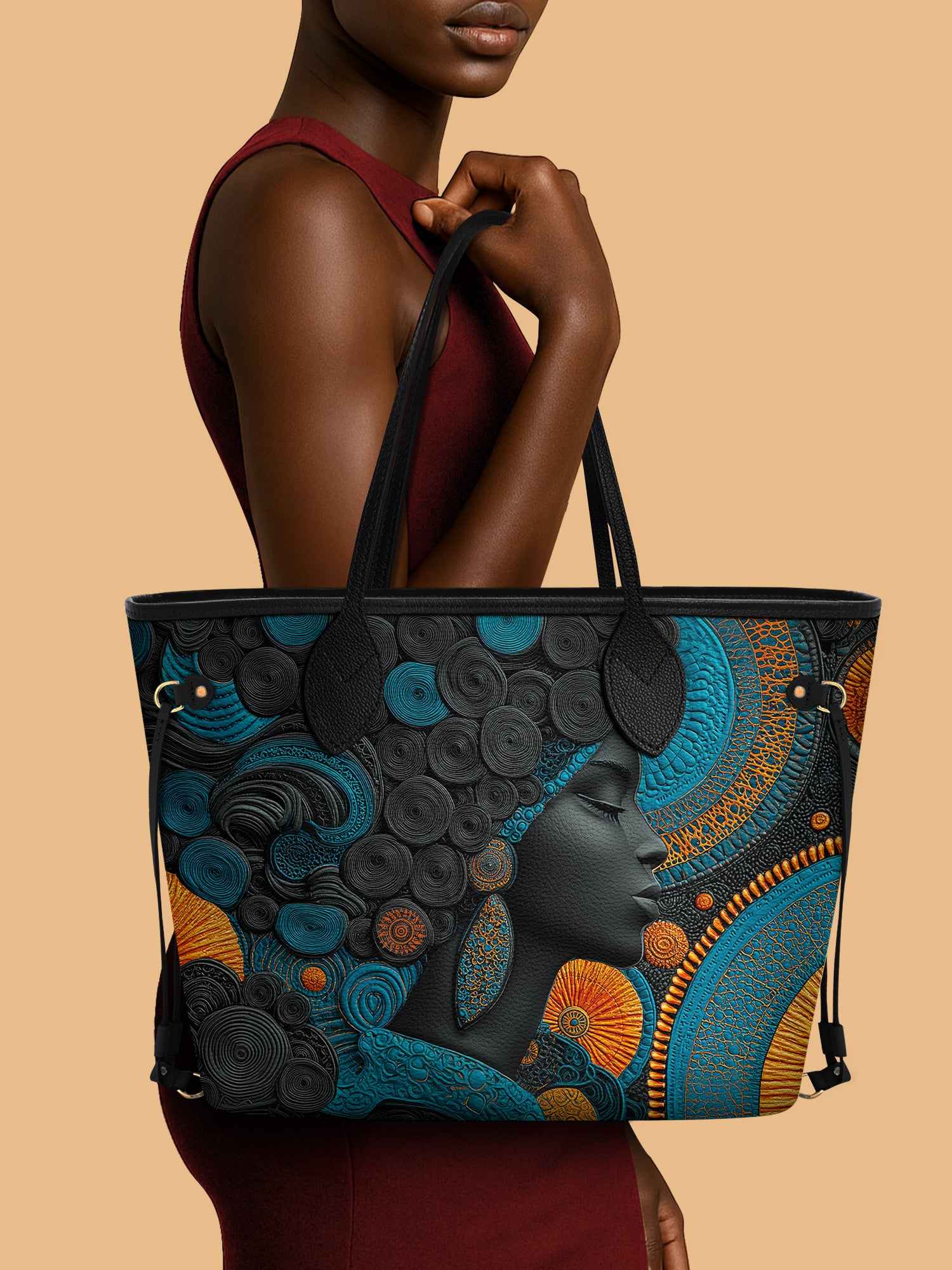 Spiral Grace Classic Shopper Tote QR0TV011