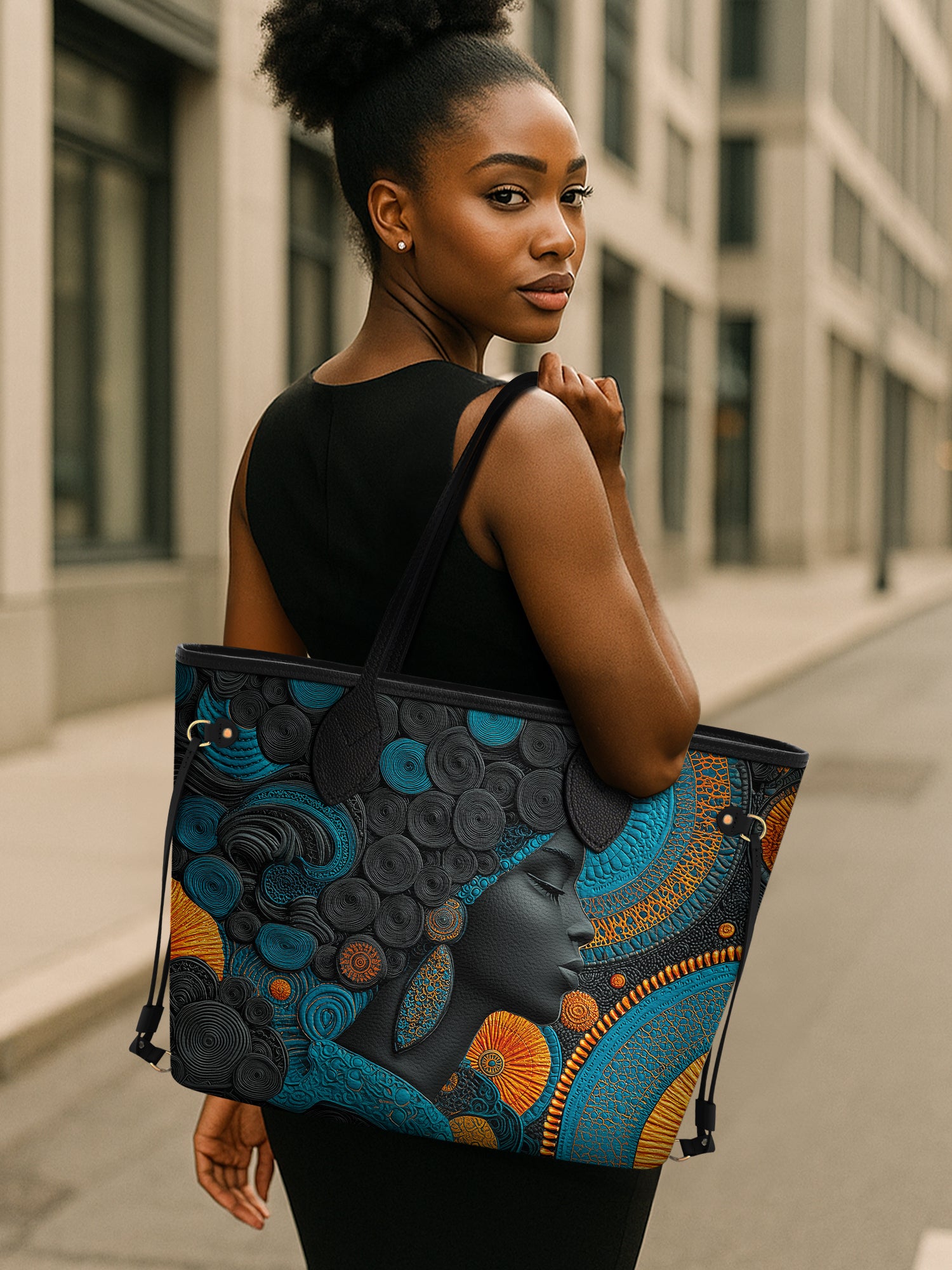 Spiral Grace Classic Shopper Tote QR0TV011