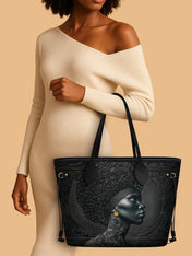 Crowned In Onyx Classic Shopper Tote QR0XD067