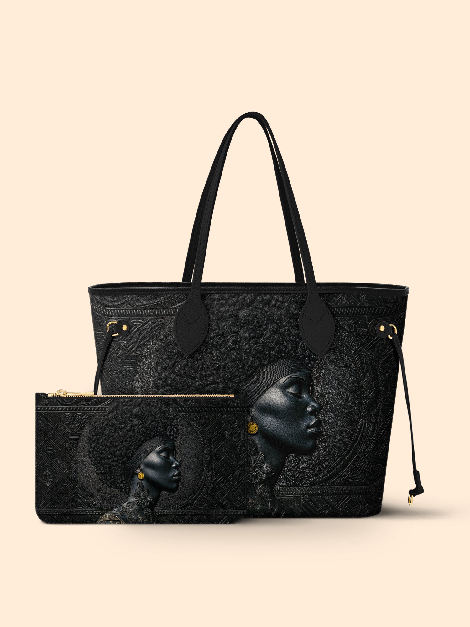 Crowned In Onyx Classic Shopper Tote QR0XD067