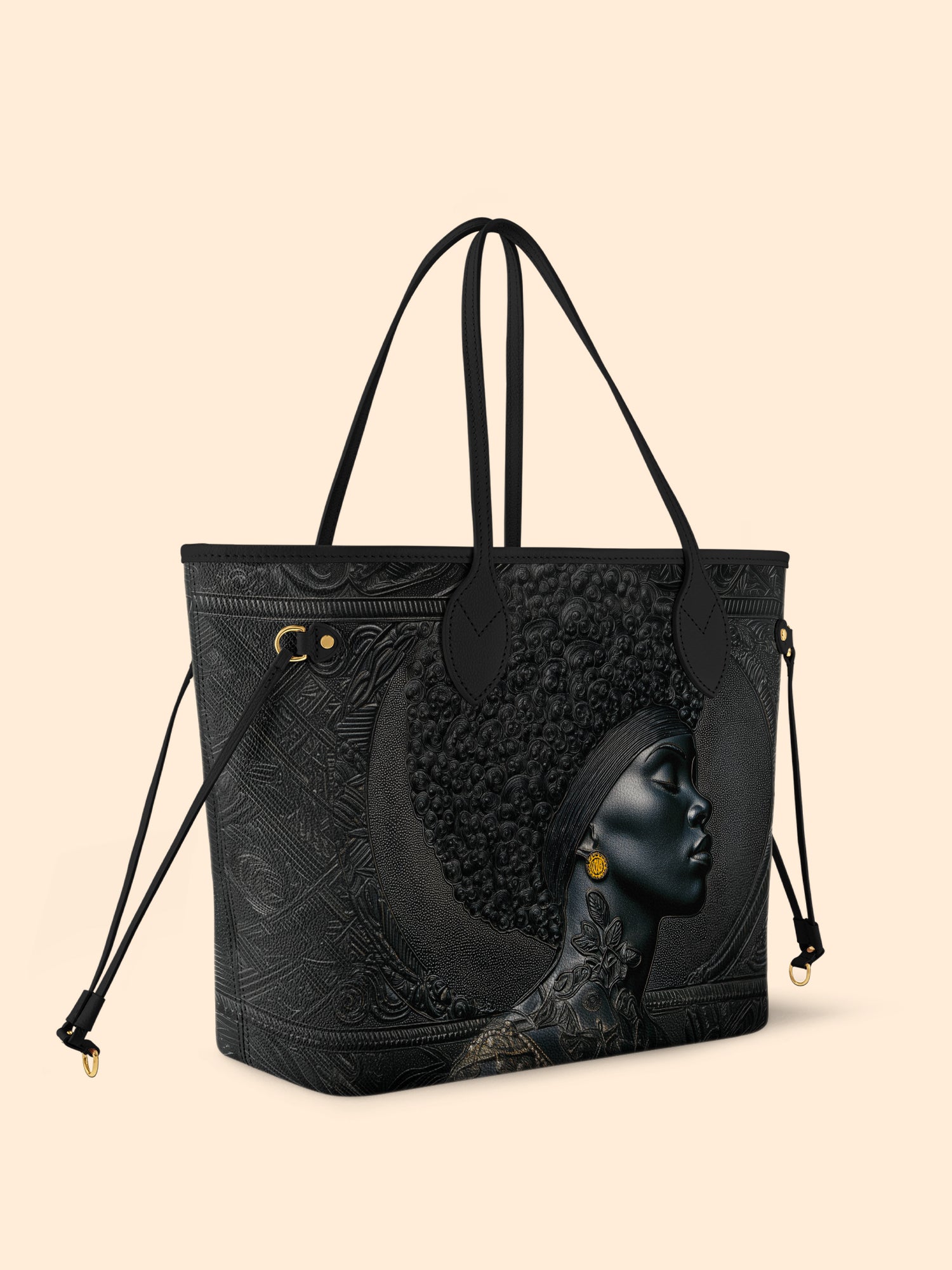Crowned In Onyx Classic Shopper Tote QR0XD067