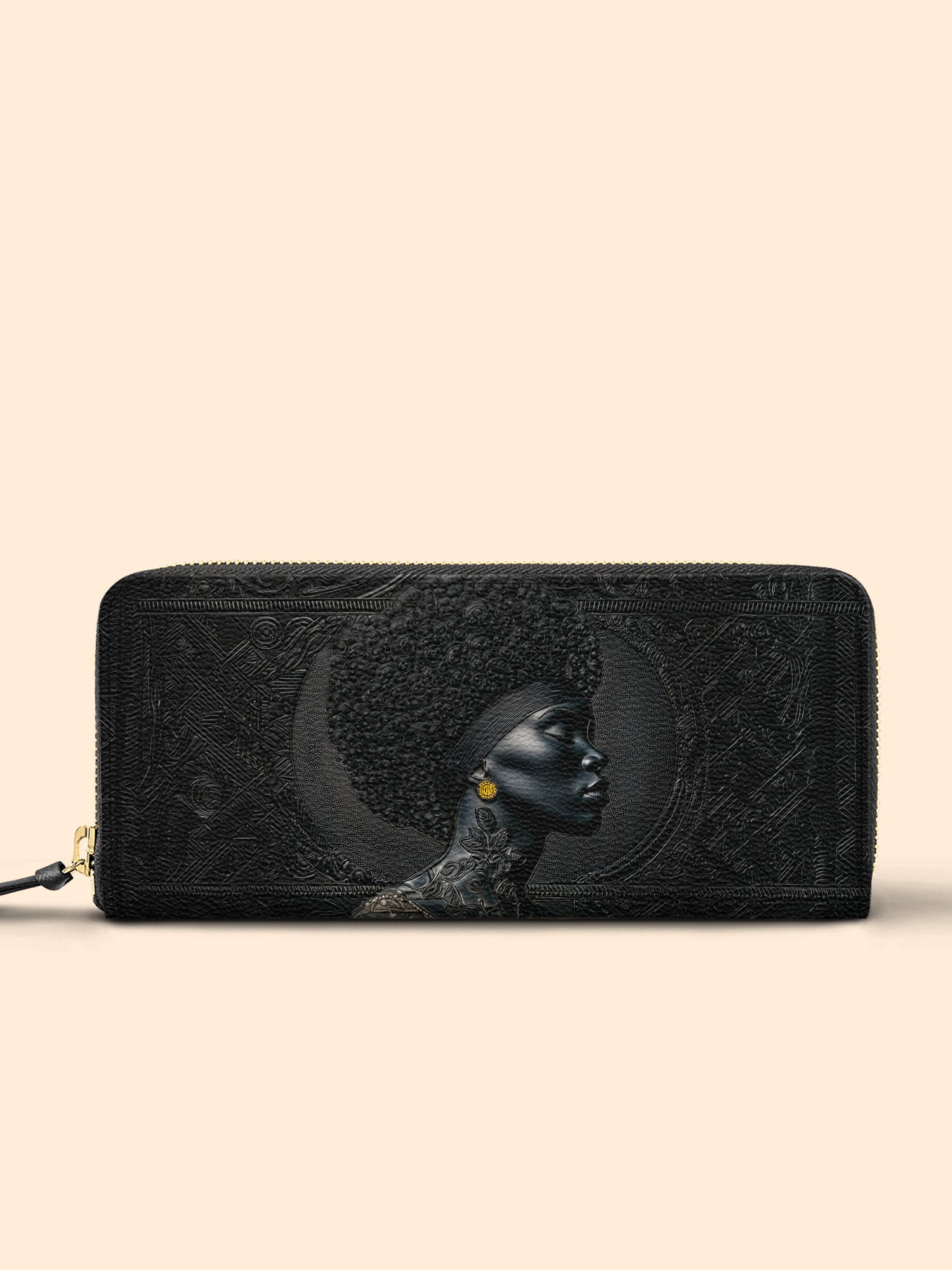 Crowned In Onyx Slimline Zippy Wallet QR0XD069