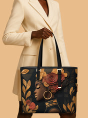 Dustlight Bloom Sleek Leather Tote QR0XD072