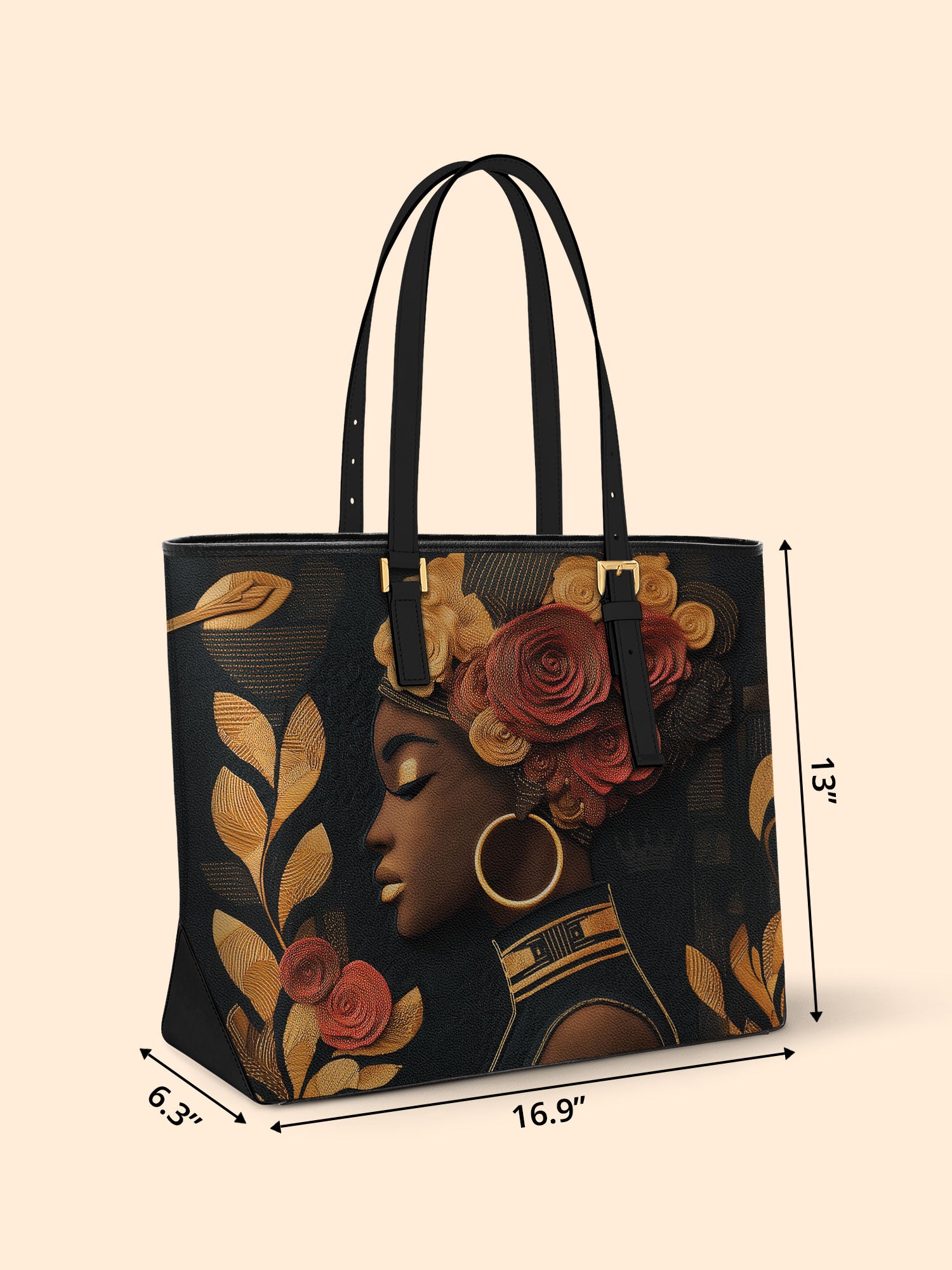 Dustlight Bloom Sleek Leather Tote QR0XD072