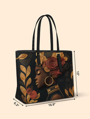 Dustlight Bloom Sleek Leather Tote QR0XD072