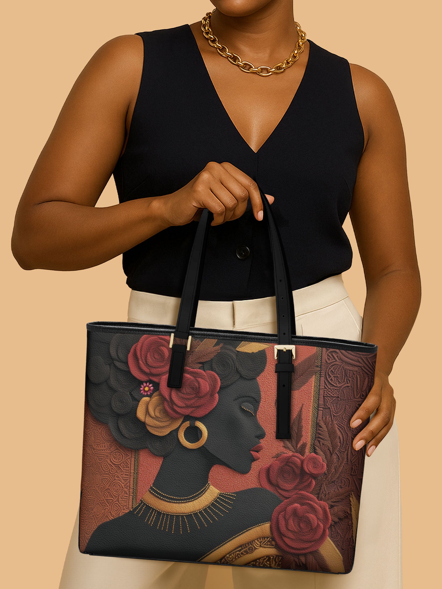 Emberline Echo Sleek Leather Tote QR0XD073