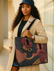 Emberline Echo Sleek Leather Tote QR0XD073