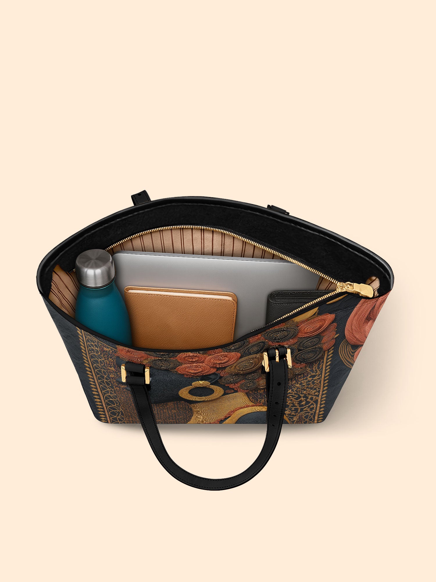 Silent Crown Sleek Leather Tote QR0XD074