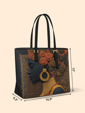 Silent Crown Sleek Leather Tote QR0XD074