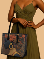 Silent Crown Sleek Leather Tote QR0XD074