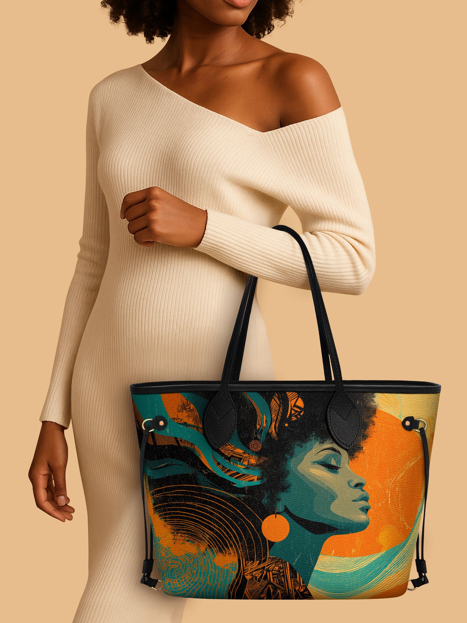 Vibrant Vision Classic Shopper Tote QR0TV014