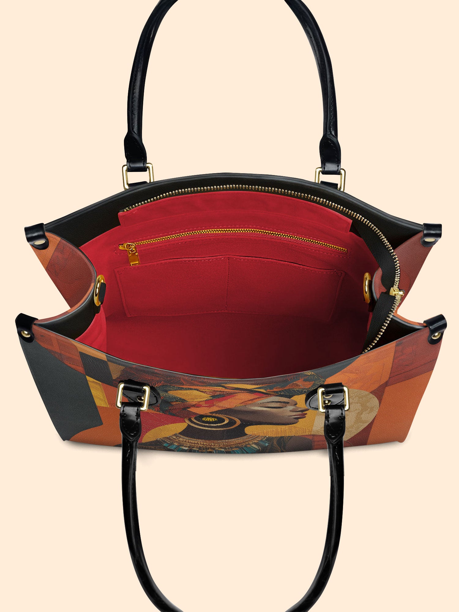 Afrique Hide Premium Leather Handbag QR0XD116