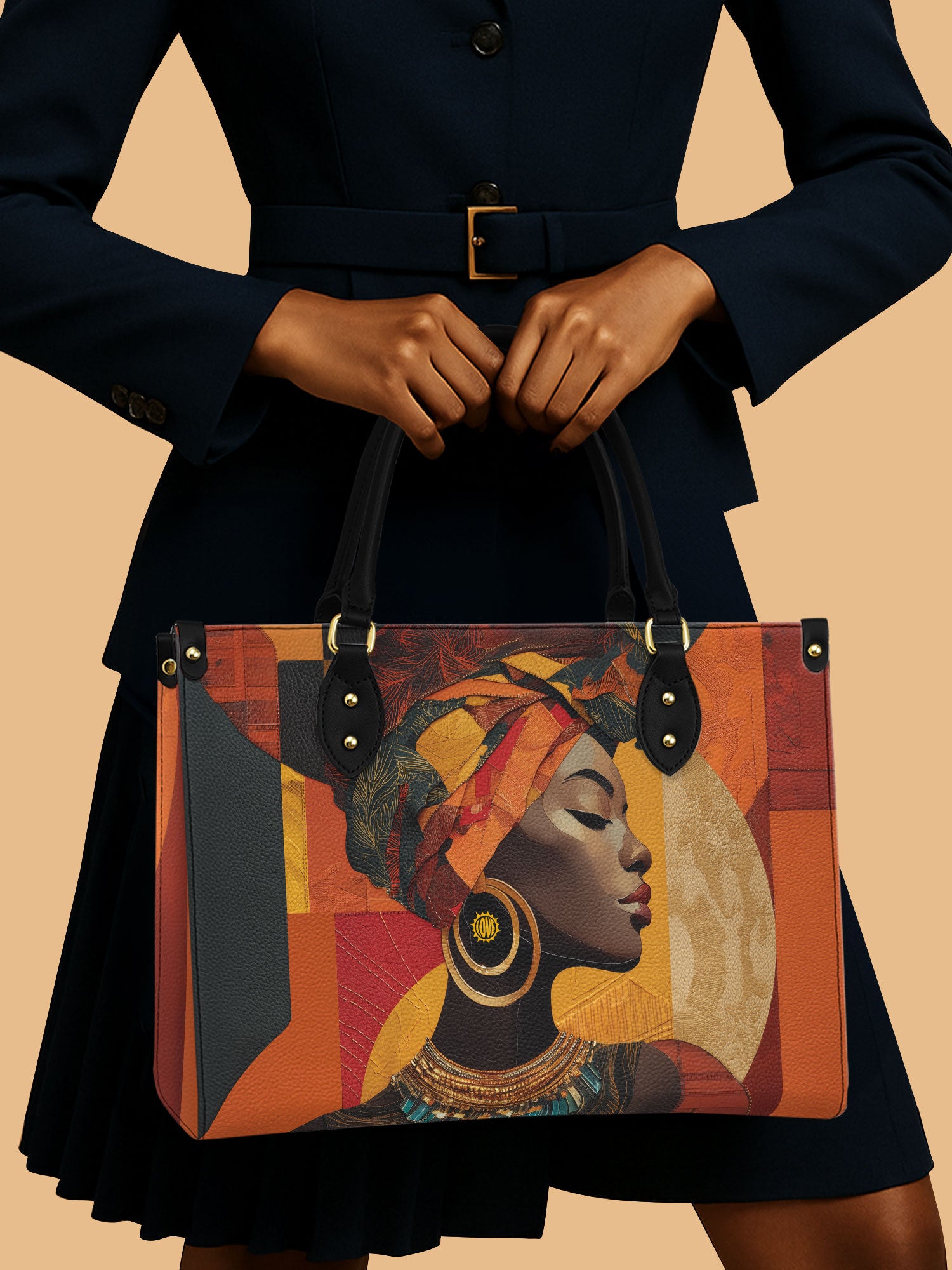 Afrique Hide Premium Leather Handbag QR0XD116