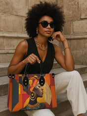 Afrique Hide Premium Leather Handbag QR0XD116