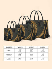 Ebon Halo Premium Leather Handbag QR0XD079