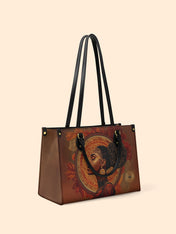 Mocha Sage Premium Leather Handbag QR0XD117