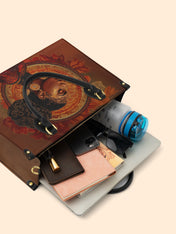 Mocha Sage Premium Leather Handbag QR0XD117