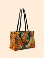 Bound by Knowledge Premium Leather Handbag QR0TD032