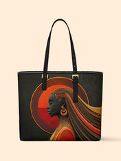Crescent Drifter Sleek Leather Tote QR0XD082