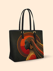 Crescent Drifter Sleek Leather Tote QR0XD082