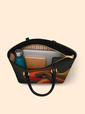 Crescent Drifter Sleek Leather Tote QR0XD082