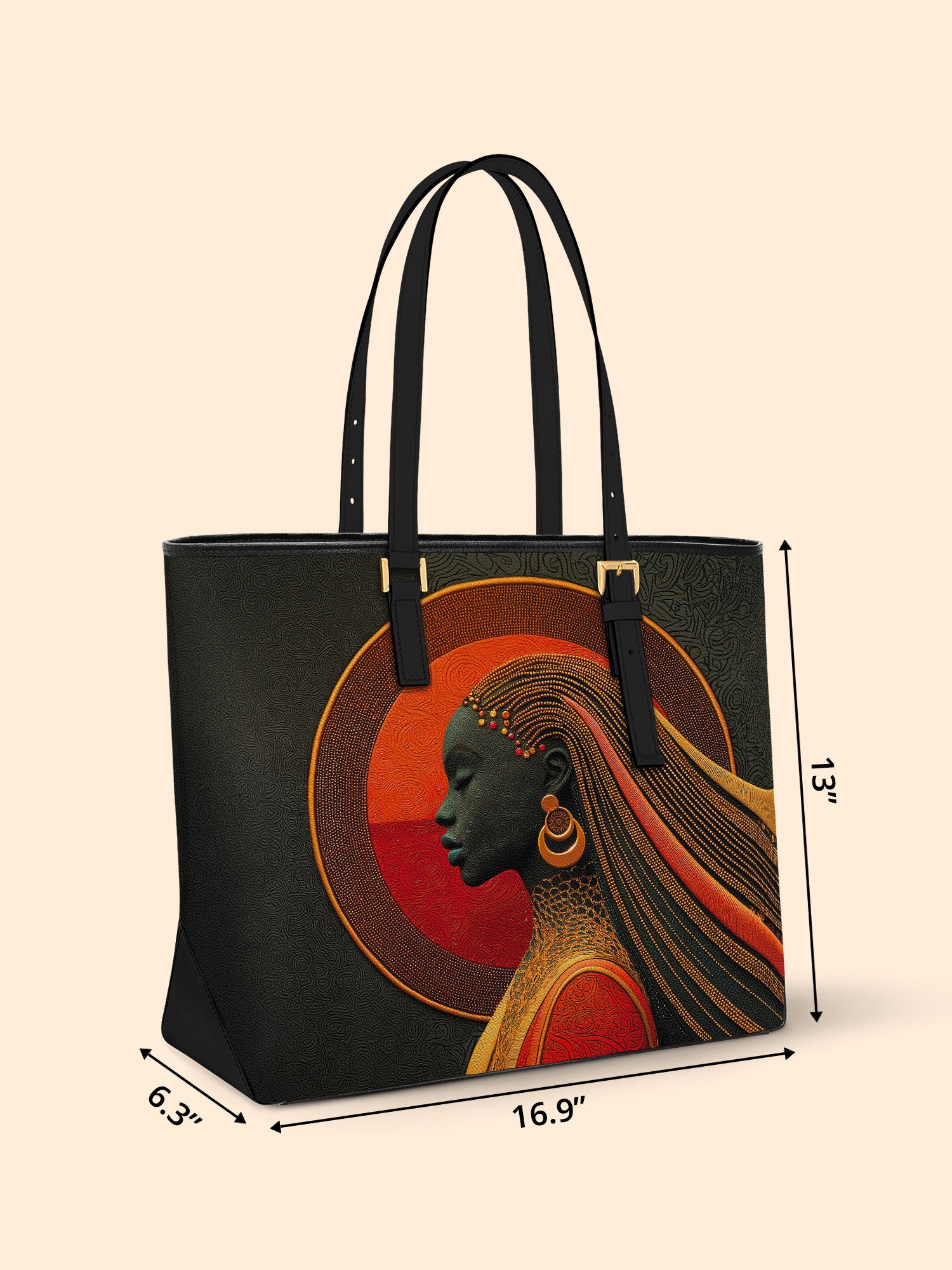 Crescent Drifter Sleek Leather Tote QR0XD082