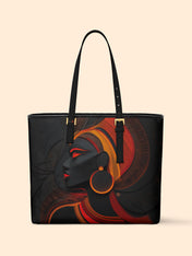 Glow of Heritage Sleek Leather Tote QR0TD037