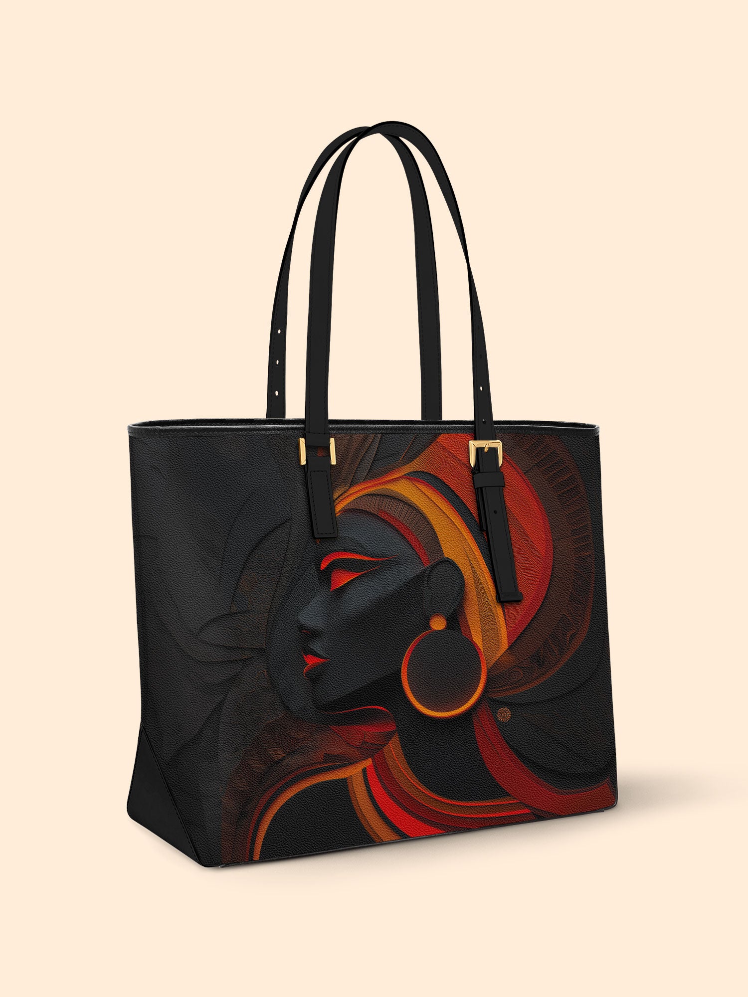 Glow of Heritage Sleek Leather Tote QR0TD037