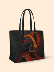 Glow of Heritage Sleek Leather Tote QR0TD037